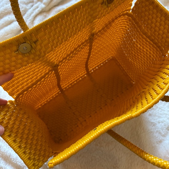 Yellow Handwoven Oaxaca Bag - Picture 5 of 9